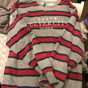 H&M striped sweatshirt